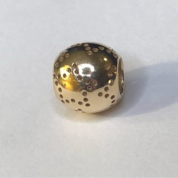 Retired Pandora Solid 14k Starlite Charm G585 Ale - Picture 3 of 8